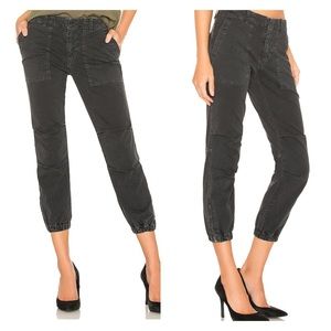 Nili Lotan Cropped Military Pant in Carbon